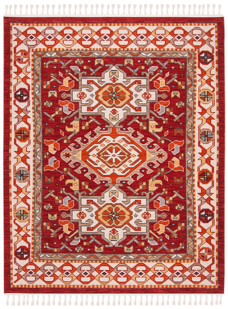 Safavieh Farmhouse Fmh825A Ivory / Red Rugs - Safavieh - fmh825a - 28