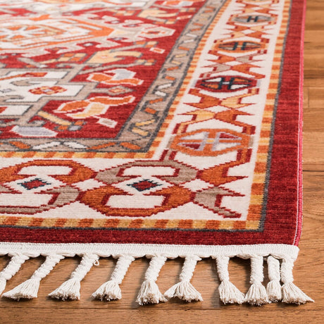 Safavieh Farmhouse Fmh825A Ivory / Red Rugs - Safavieh - fmh825a - 3