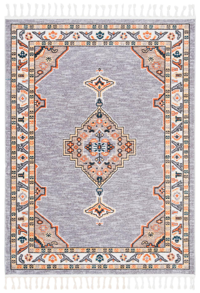 Safavieh Farmhouse Fmh830E Grey/Orange Rugs - Safavieh - fmh830e - 3