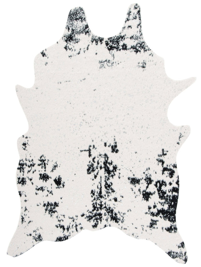 Safavieh Faux Cow Hide Fch207Z Beige/Black Rug - Safavieh - fch207z - 45