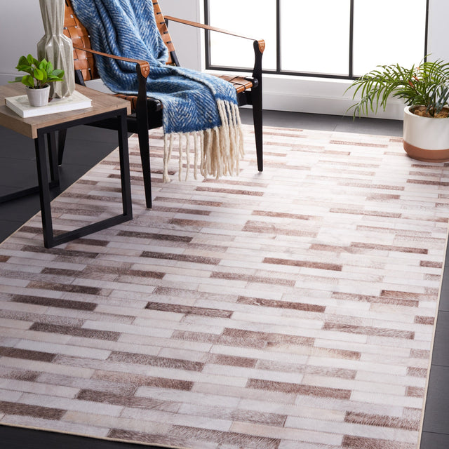 Safavieh Faux Hide Fah500B Beige/Brown Rug - Safavieh - fah500b - 3