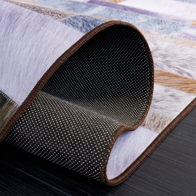 Safavieh Faux Hide Fah515A Beige/Purple Rug - Safavieh - fah515a - 3