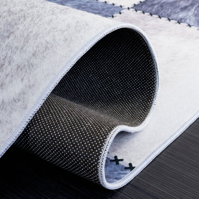 Safavieh Faux Hide Fah519B Beige/Grey Rug - Safavieh - fah519b - 3