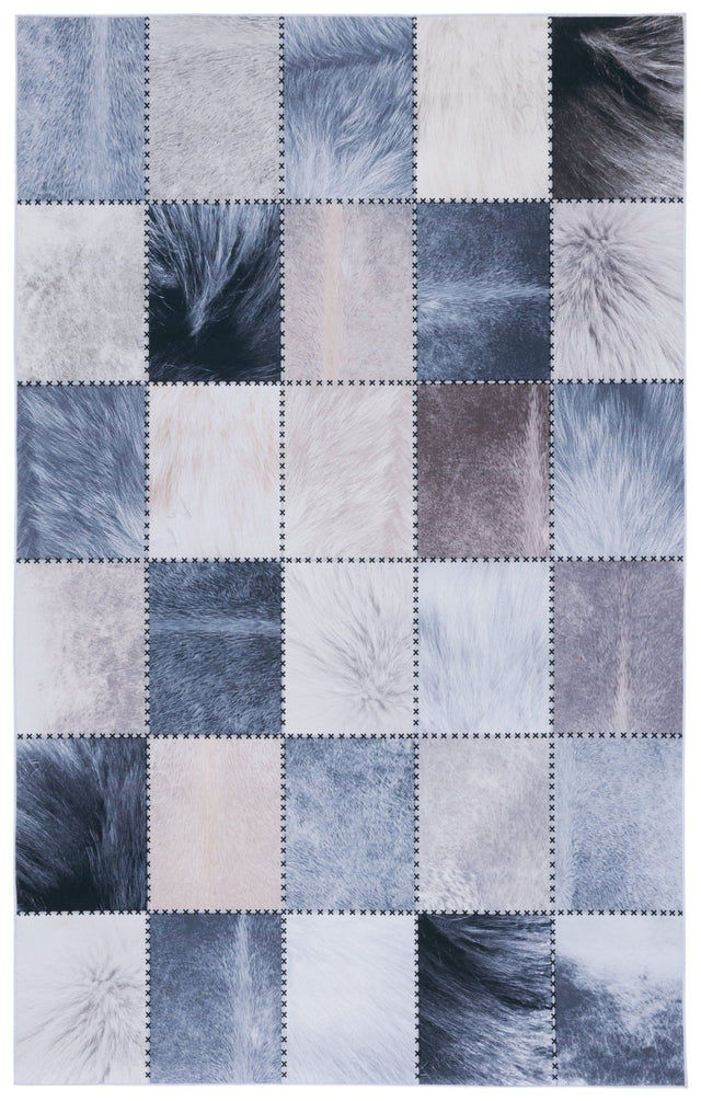 Safavieh Faux Hide Fah519B Beige/Grey Rug - Safavieh - fah519b - 3