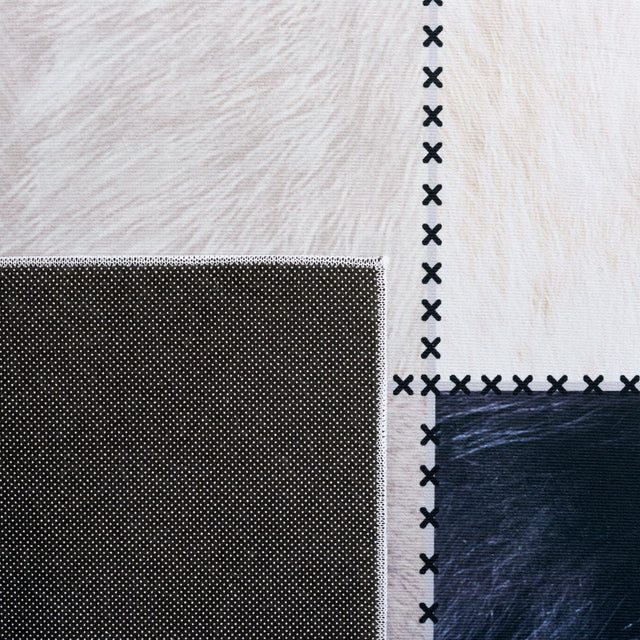 Safavieh Faux Hide Fah519B Beige/Grey Rug - Safavieh - fah519b - 3