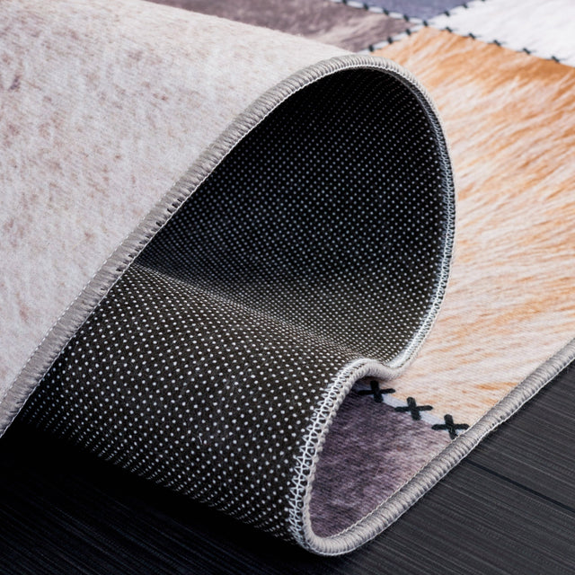 Safavieh Faux Hide Fah519C Beige/Brown Rug - Safavieh - fah519c - 3