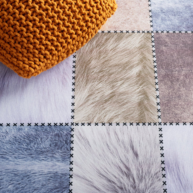 Safavieh Faux Hide Fah519C Beige/Brown Rug - Safavieh - fah519c - 3