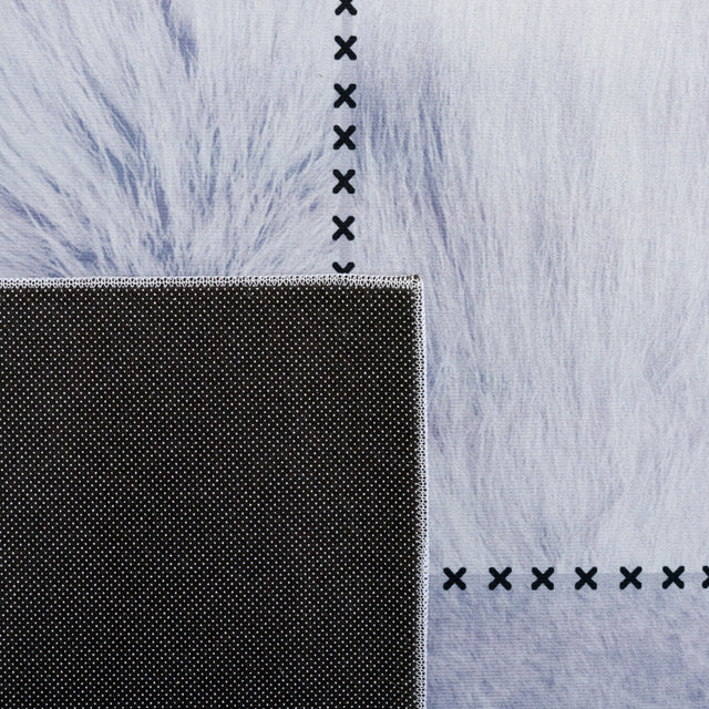 Safavieh Faux Hide Fah519F Light Grey/Grey Rug - Safavieh - fah519f - 3