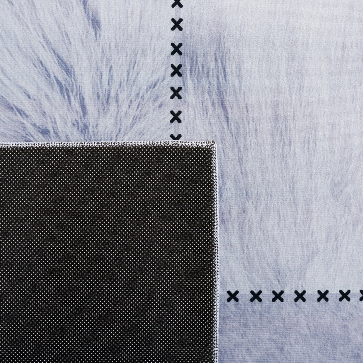 Safavieh Faux Hide Fah519F Light Grey/Grey Rug - Safavieh - fah519f - 3