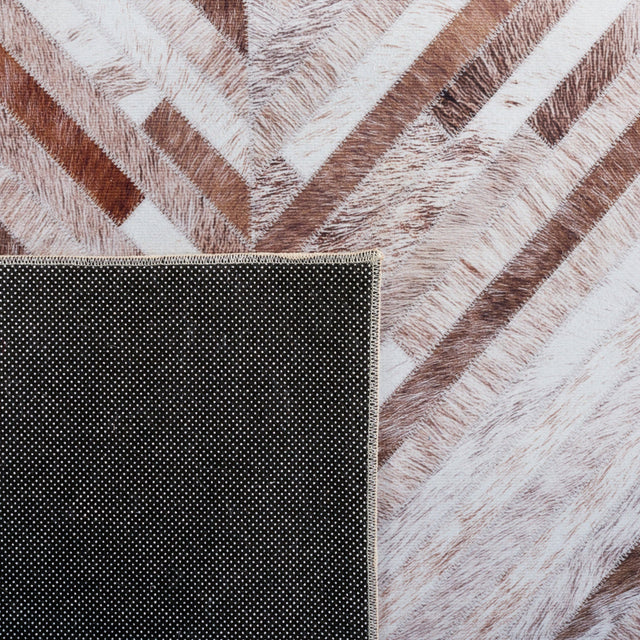 Safavieh Faux Hide Fah526A Beige/Brown Rug - Safavieh - fah526a - 3