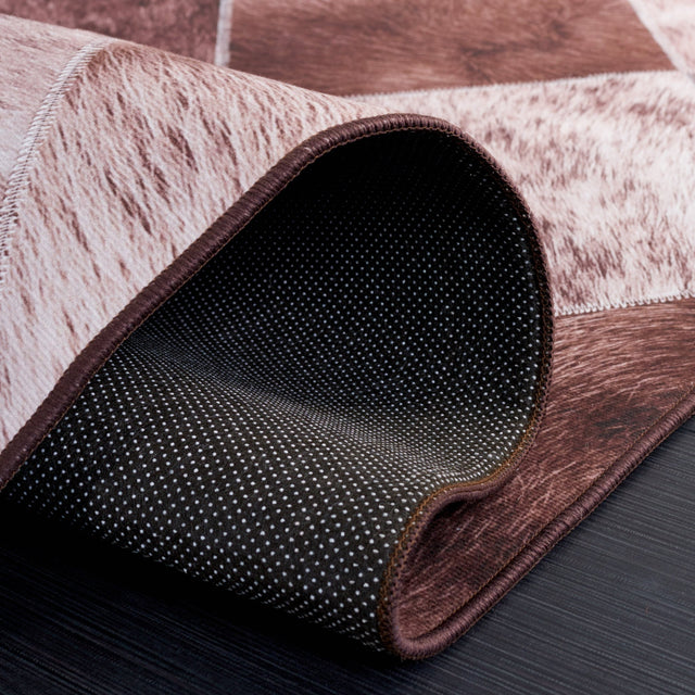 Safavieh Faux Hide Fah535S Light Brown/Brown Rug - Safavieh - fah535s - 6r