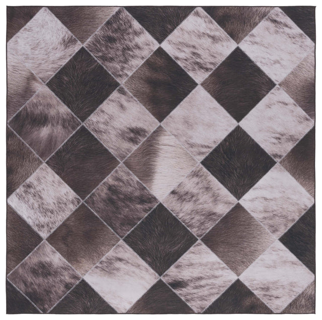 Safavieh Faux Hide Fah535S Light Brown/Brown Rug - Safavieh - fah535s - 6sq