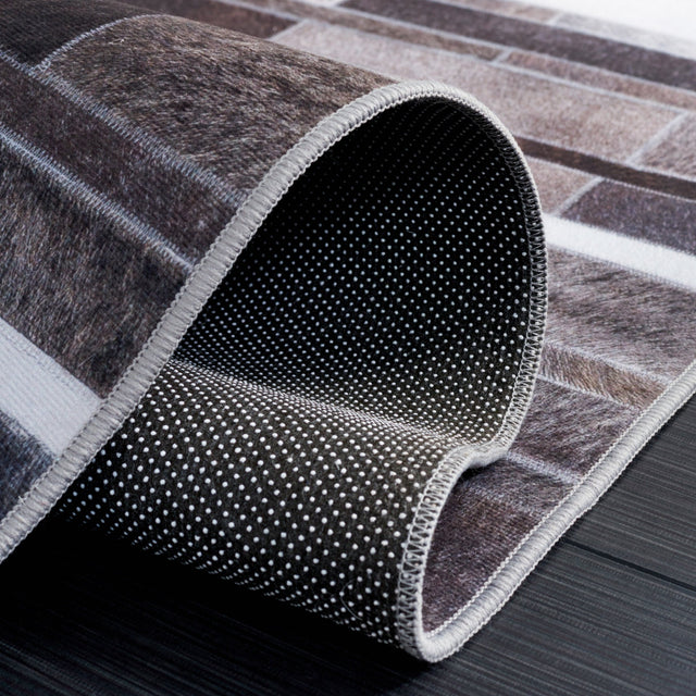 Safavieh Faux Hide Fah542A Ivory/Grey Rug - Safavieh - fah542a - 3