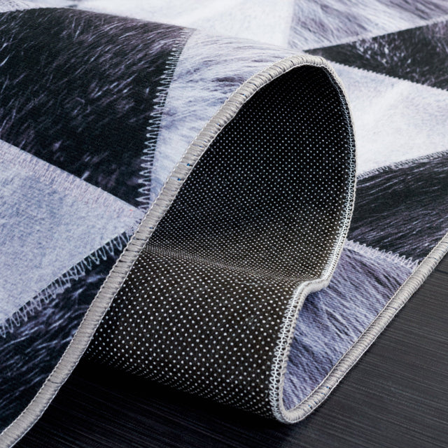 Safavieh Faux Hide Fah545F Light Grey/Dark Grey Rug - Safavieh - fah545f - 3