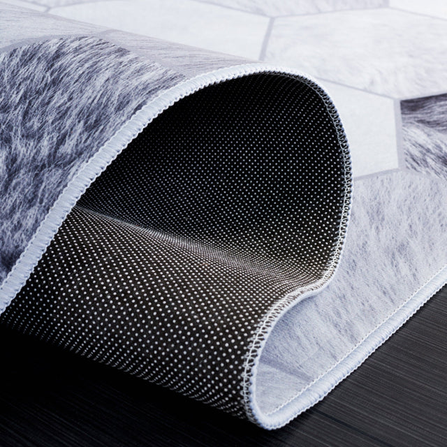 Safavieh Faux Hide Fah546A Ivory/Grey Rug - Safavieh - fah546a - 3