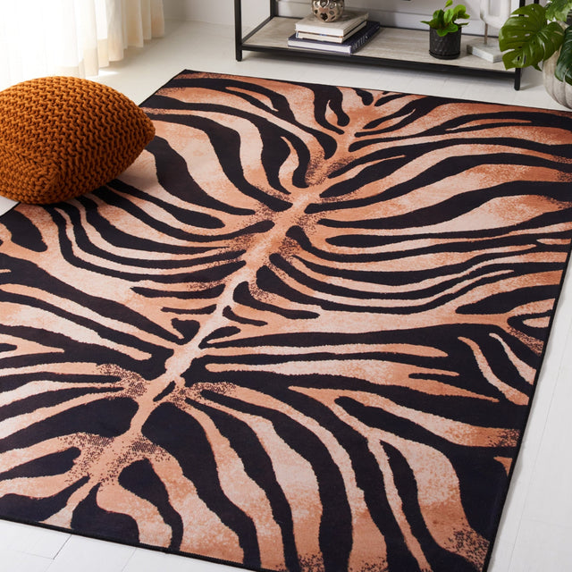Safavieh Faux Hide Fah547P Light Orange/Black Rug - Safavieh - fah547p - 3