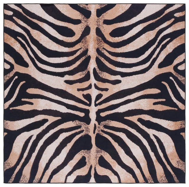 Safavieh Faux Hide Fah547P Light Orange/Black Rug - Safavieh - fah547p - 6sq