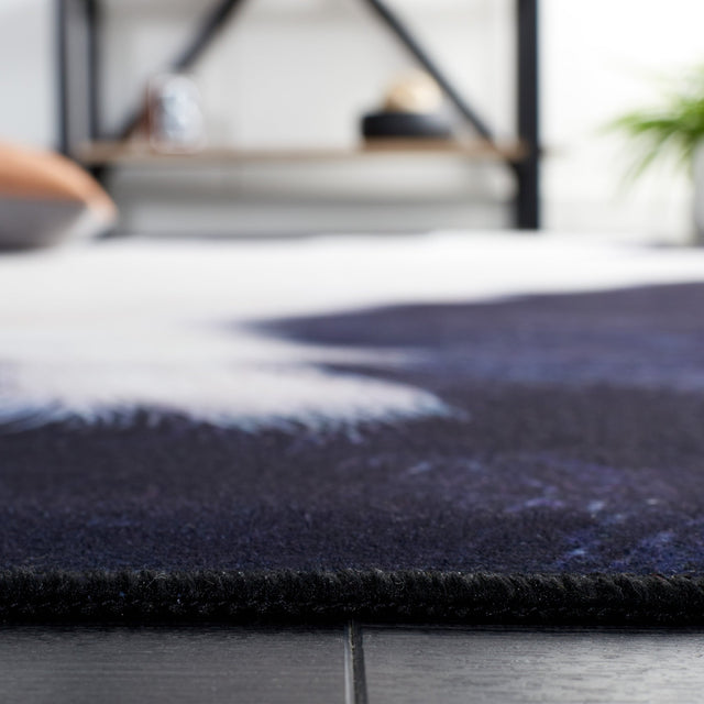 Safavieh Faux Hide Fah548A Ivory/Dark Blue Rug - Safavieh - fah548a - 3