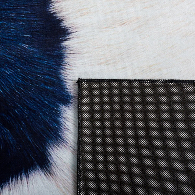 Safavieh Faux Hide Fah548A Ivory/Dark Blue Rug - Safavieh - fah548a - 3