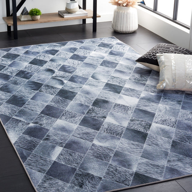 Safavieh Faux Hide Fah550G Grey/Dark Grey Rug - Safavieh - fah550g - 3