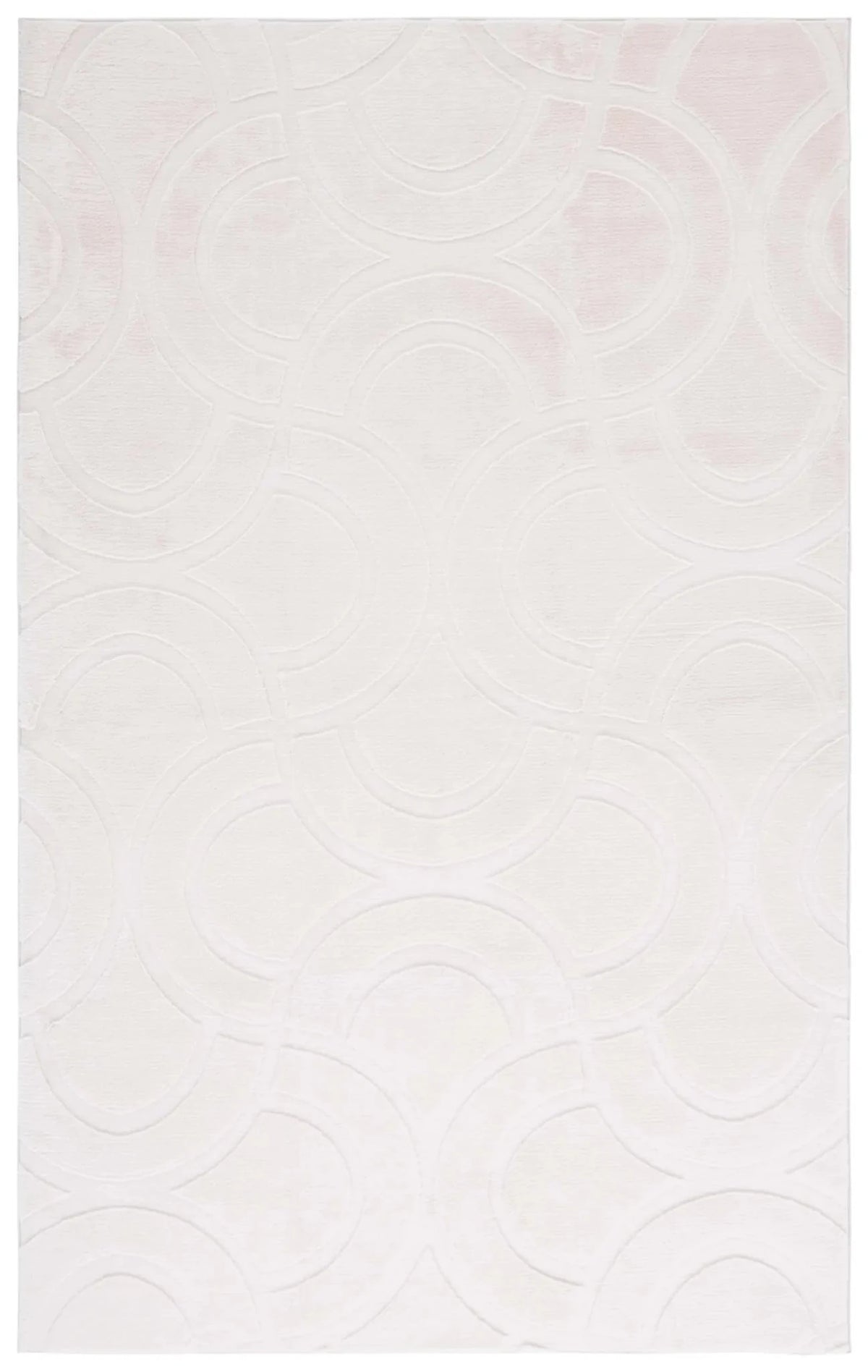Safavieh Faux Rabbit Fur 800 4'-0" x 6'-0" Rug in Ivory