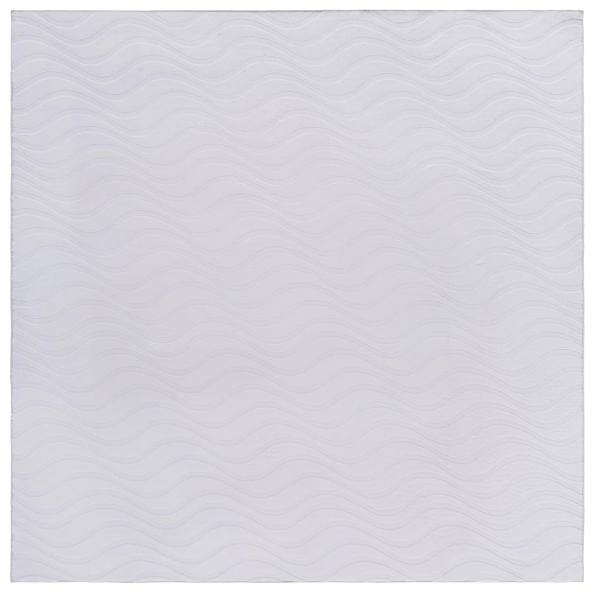 Safavieh Faux Rabbit Fur 800 6'-0" x 6'-0" Rug in Ivory