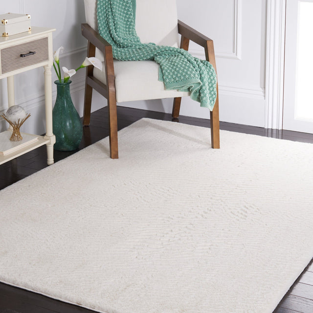 Safavieh Faux Rabbit Fur Frf500A Off White Rug - Safavieh - frf500a - 2
