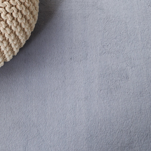 Safavieh Faux Rabbit Fur Frf500F Light Grey Rug - Safavieh - frf500f - 6r