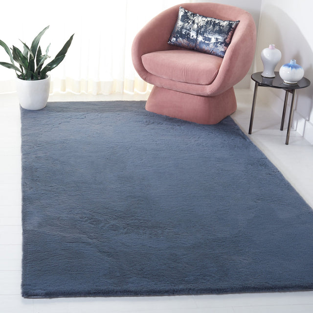 Safavieh Faux Rabbit Fur Frf500H Dark Grey Rug - Safavieh - frf500h - 2