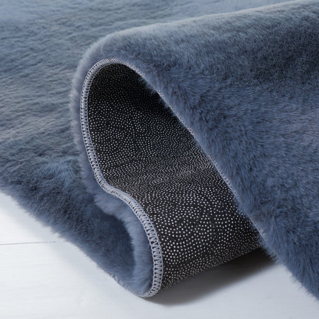 Safavieh Faux Rabbit Fur Frf500H Dark Grey Rug - Safavieh - frf500h - 6r