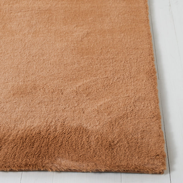 Safavieh Faux Rabbit Fur Frf500T Brown Rug - Safavieh - frf500t - 6r