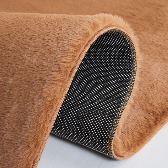 Safavieh Faux Rabbit Fur Frf500T Brown Rug - Safavieh - frf500t - 6r