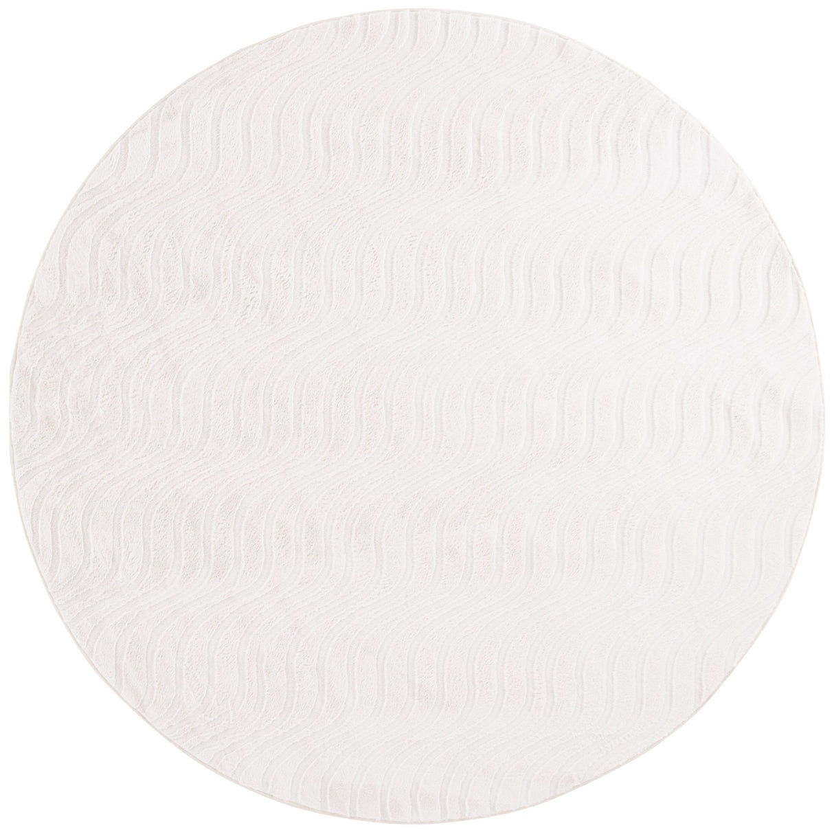 Safavieh Faux Rabbit Fur Frf882A Ivory Rug - Safavieh - frf882a - 6r