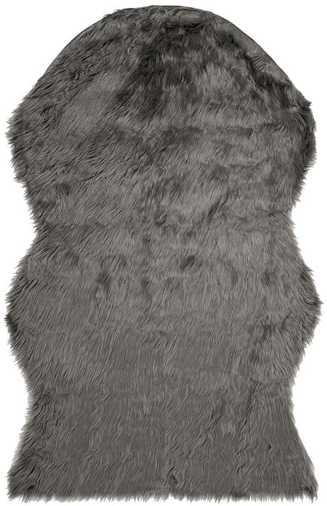 Safavieh Faux Sheep Skin Fss115D Grey Rugs - Safavieh - fss115d - 2