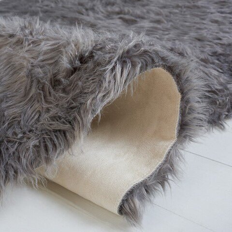 Safavieh Faux Sheep Skin Fss115D Grey Rugs - Safavieh - fss115d - 26