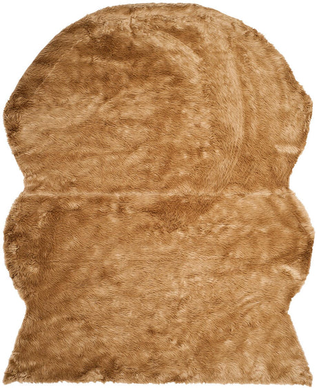 Safavieh Faux Sheep Skin Fss115E Camel Rugs - Safavieh - fss115e - 26