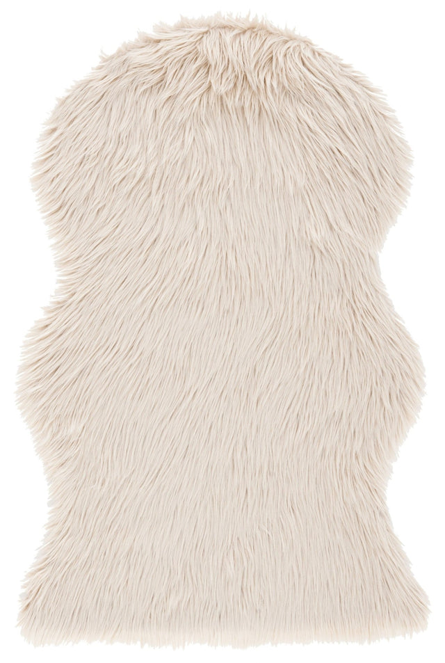 Safavieh Faux Sheep Skin Fss115K Beige Rug - Safavieh - fss115k - 2