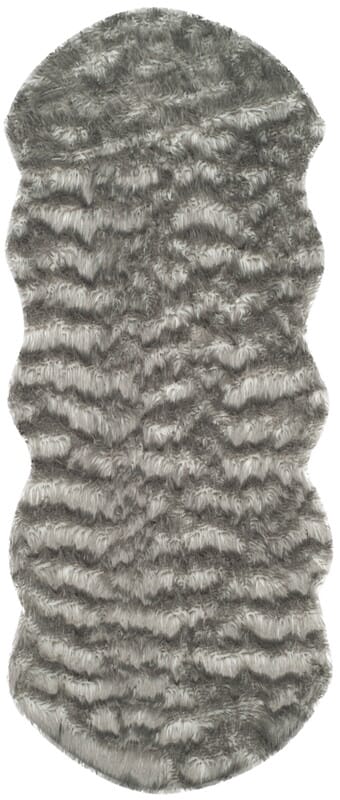 Safavieh Faux Sheep Skin Fss118B Dark Grey Rugs - Safavieh - fss118b - 28