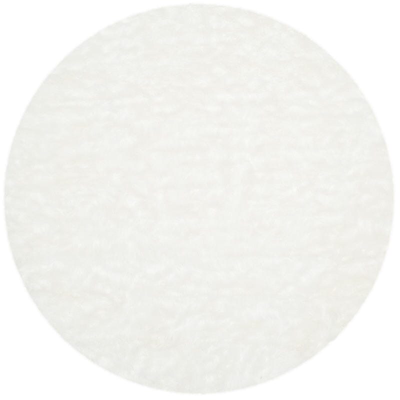 Safavieh Faux Sheep Skin Fss235A Ivory Rugs - Safavieh - fss235a - 4r