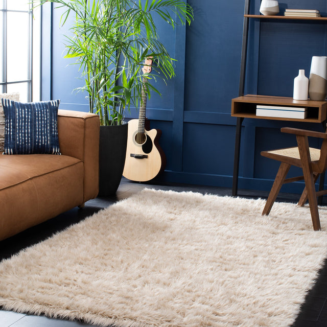 Safavieh Faux Sheep Skin Fss235K Beige Rug - Safavieh - fss235k - 2