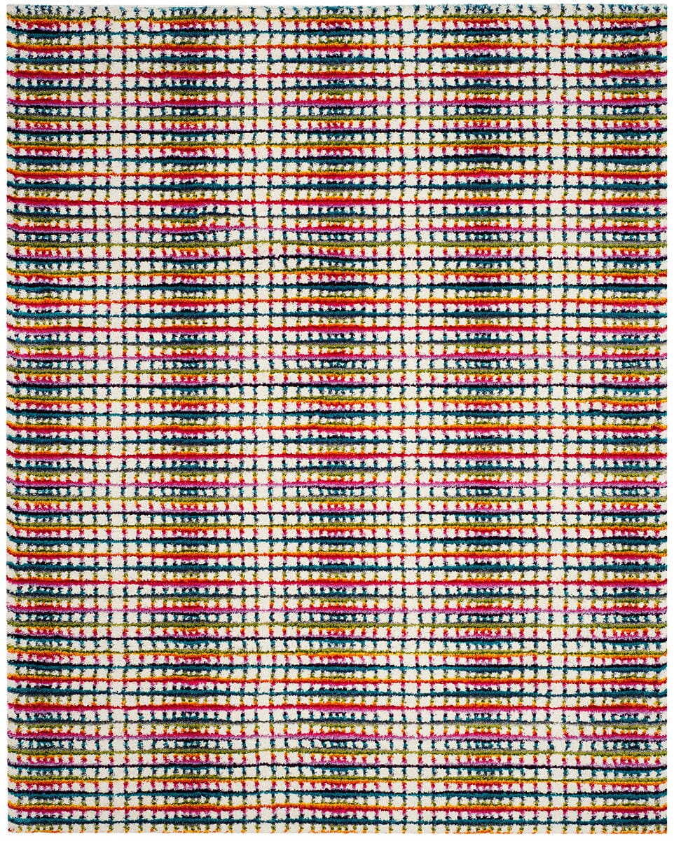 Safavieh Fiesta Shag Fsg362A Cream / Multi Rugs - Safavieh - fsg362a - 28