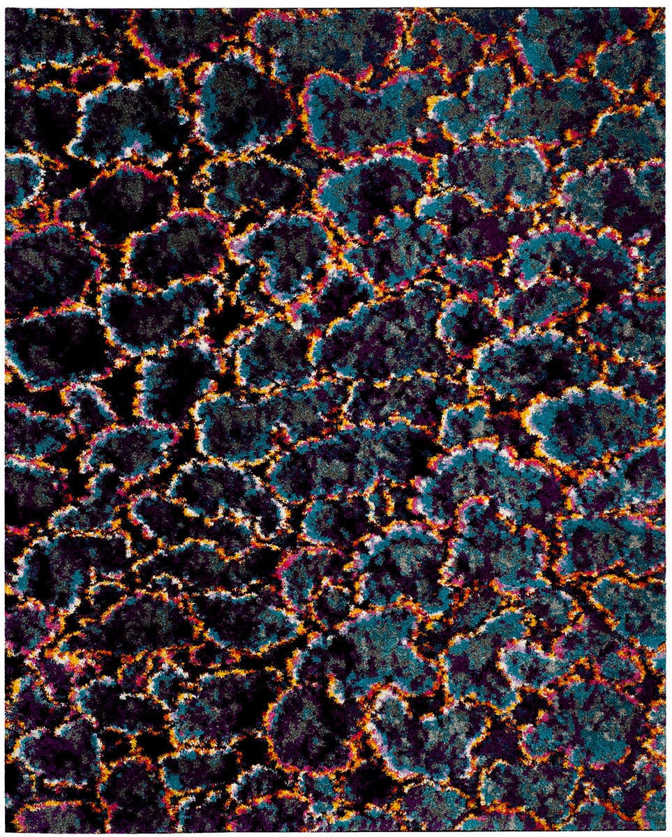 Safavieh Fiesta Shag Fsg371K Turquoise / Multi Rugs - Safavieh - fsg371k - 28