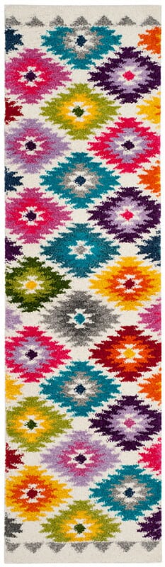 Safavieh Fiesta Shag Fsg374A Cream / Multi Rugs - Safavieh - fsg374a - 28