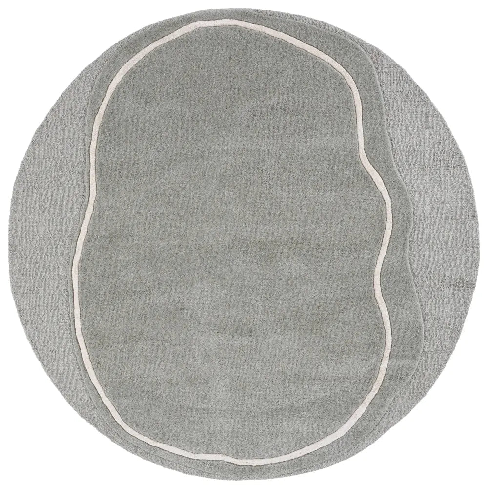 Safavieh Fifth Avenue 6'-0" x 6'-0" Rug in Grey / Ivory