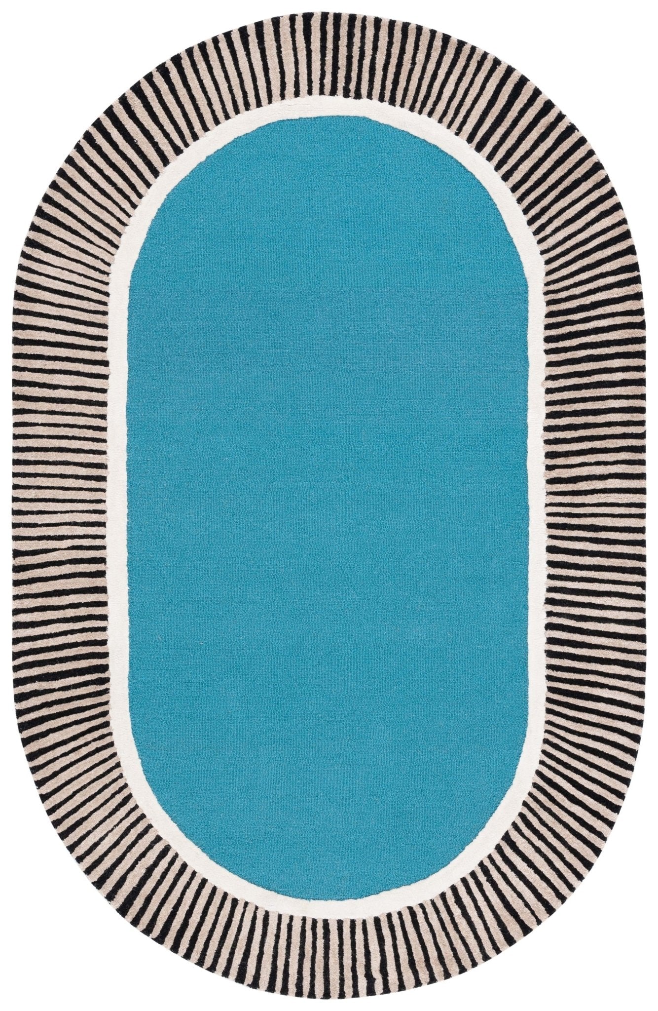 Safavieh Fifth Avenue Ftv107M Blue/Black Rug - Safavieh - ftv107m - 3ov