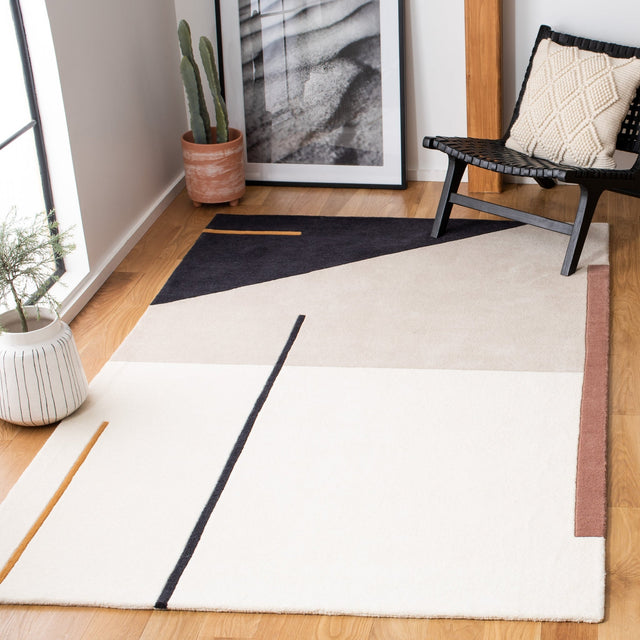 Safavieh Fifth Avenue Ftv110A Ivory/Black Rug - Safavieh - ftv110a - 2