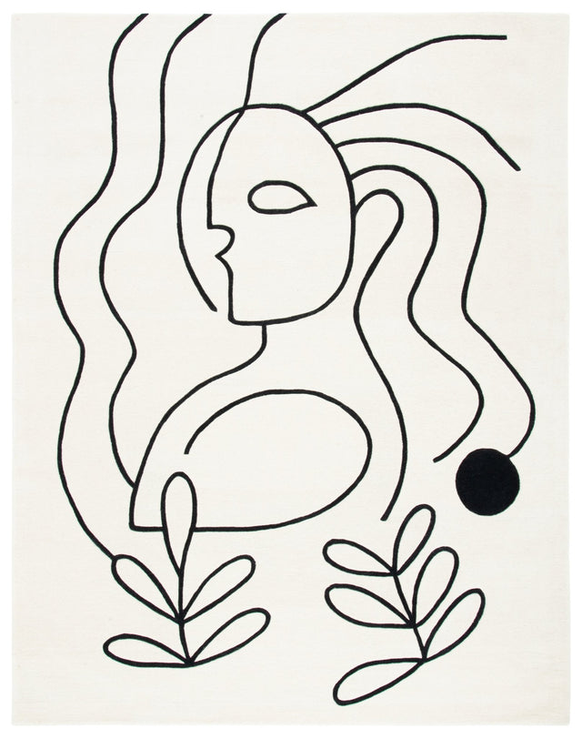 Safavieh Fifth Avenue Ftv111A Ivory/Black Rug - Safavieh - ftv111a - 2