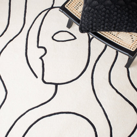 Safavieh Fifth Avenue Ftv111A Ivory/Black Rug - Safavieh - ftv111a - 2