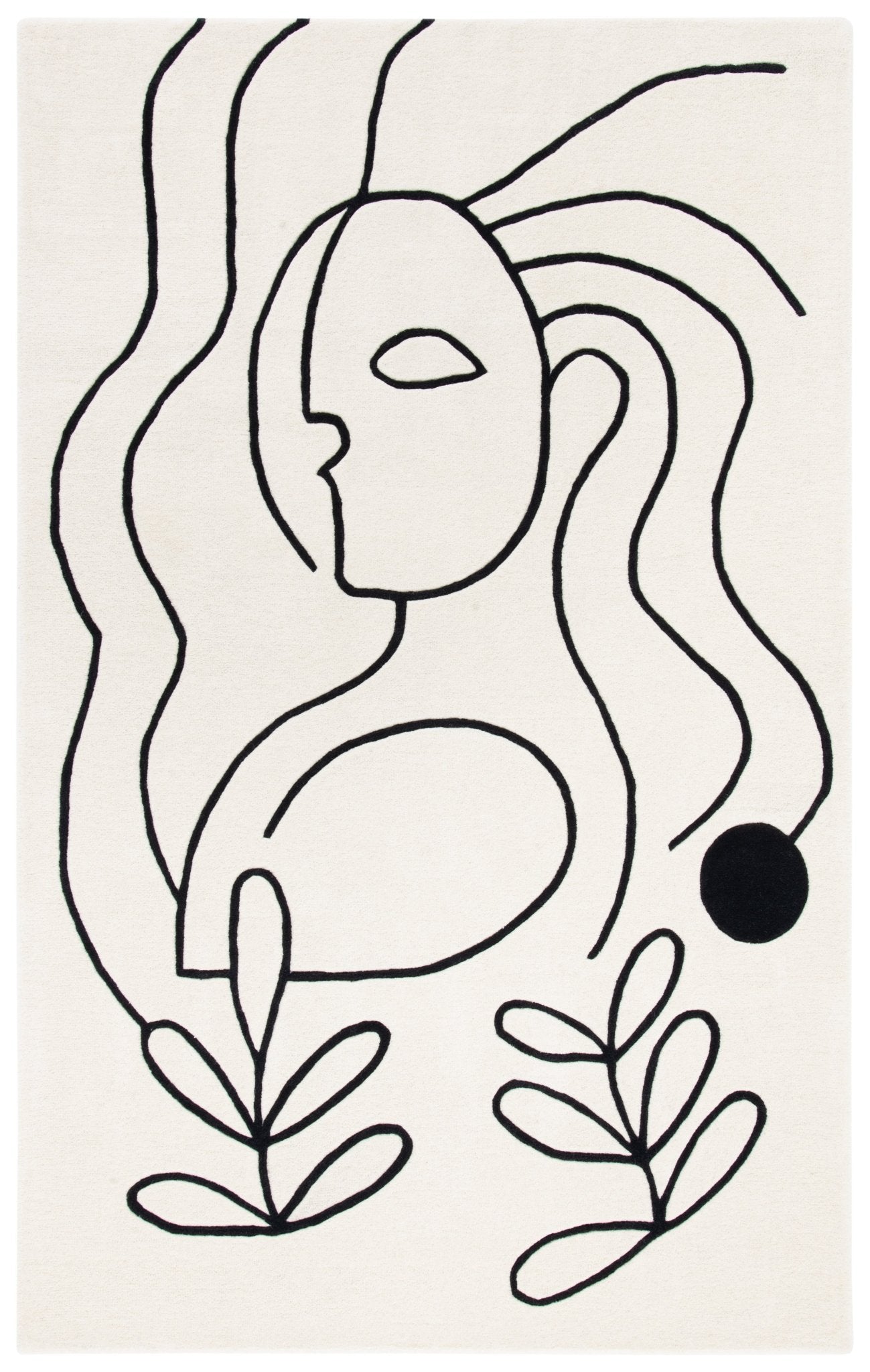 Safavieh Fifth Avenue Ftv111A Ivory/Black Rug - Safavieh - ftv111a - 2