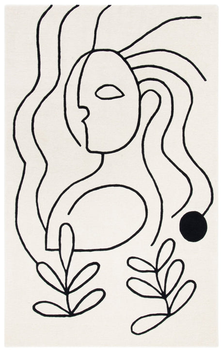 Safavieh Fifth Avenue Ftv111A Ivory/Black Rug - Safavieh - ftv111a - 2